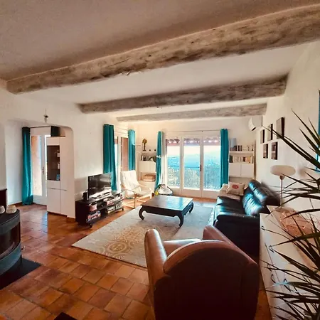 Maison Provencale Sur Collines De Nice Avec Piscine Et Vue Mer Cantaron Exterior photo